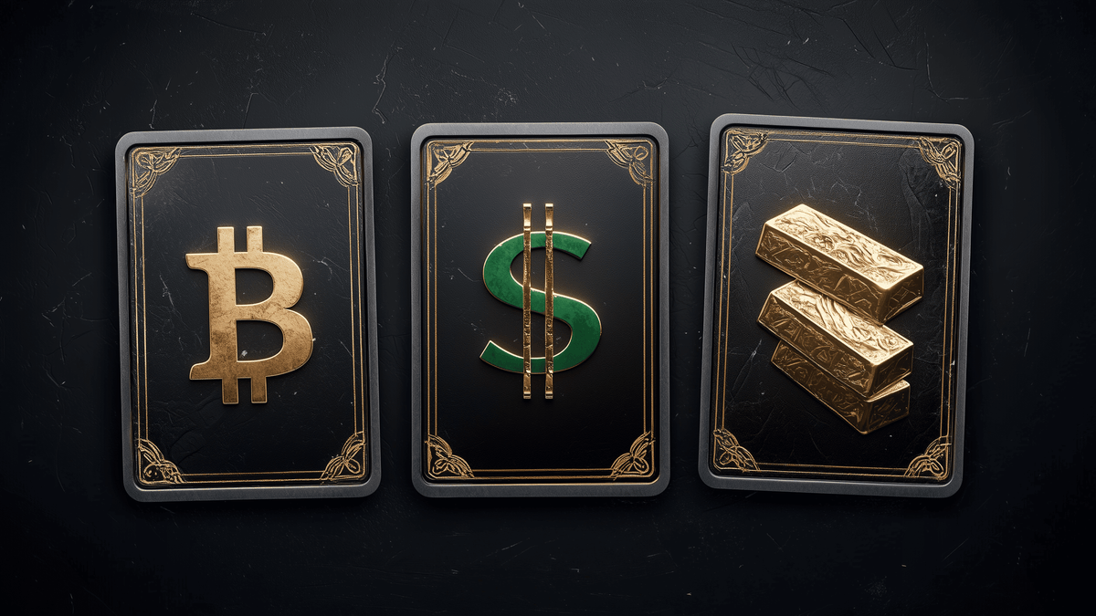 Crypto, Dollar and Gold Triad